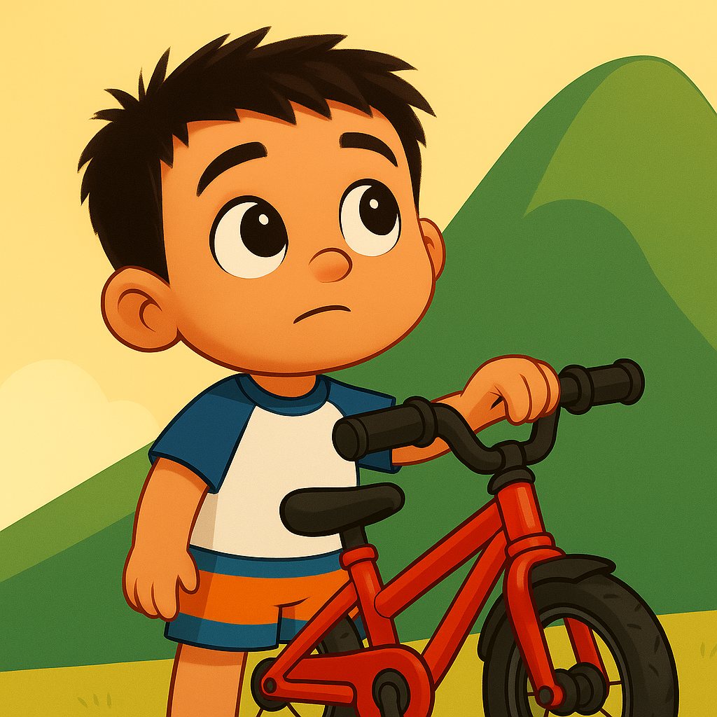 A page from Charlie and the Big Hill